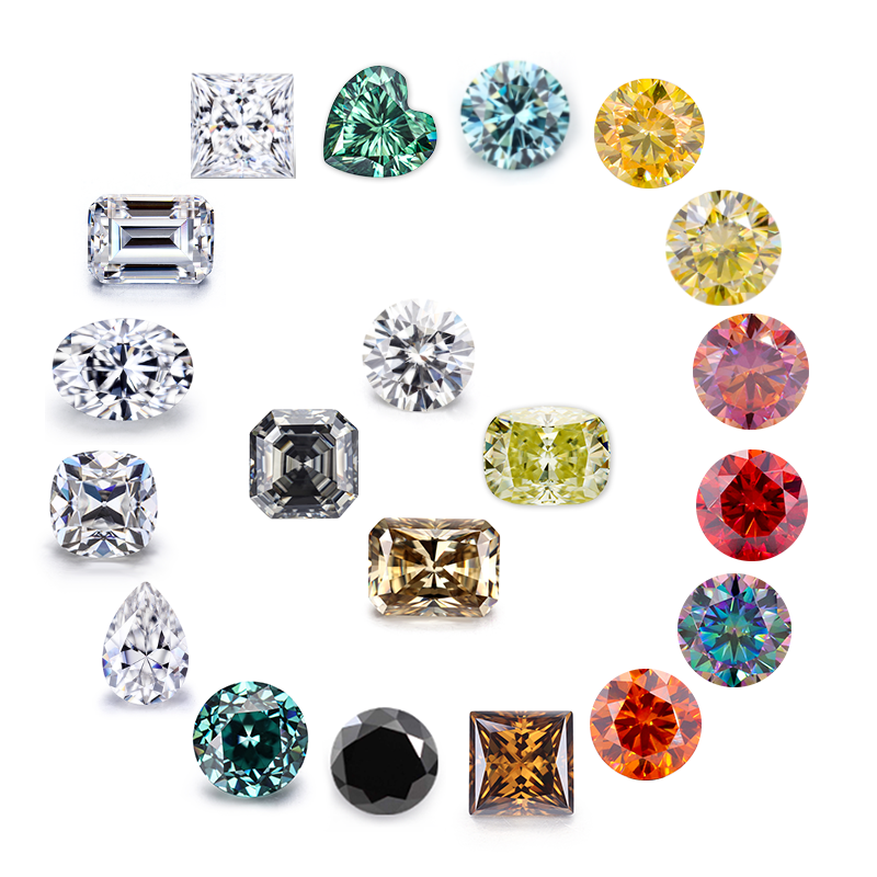 Coloured Moissanite